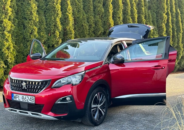 Peugeot 3008 cena 72500 przebieg: 184500, rok produkcji 2017 z Płock małe 596